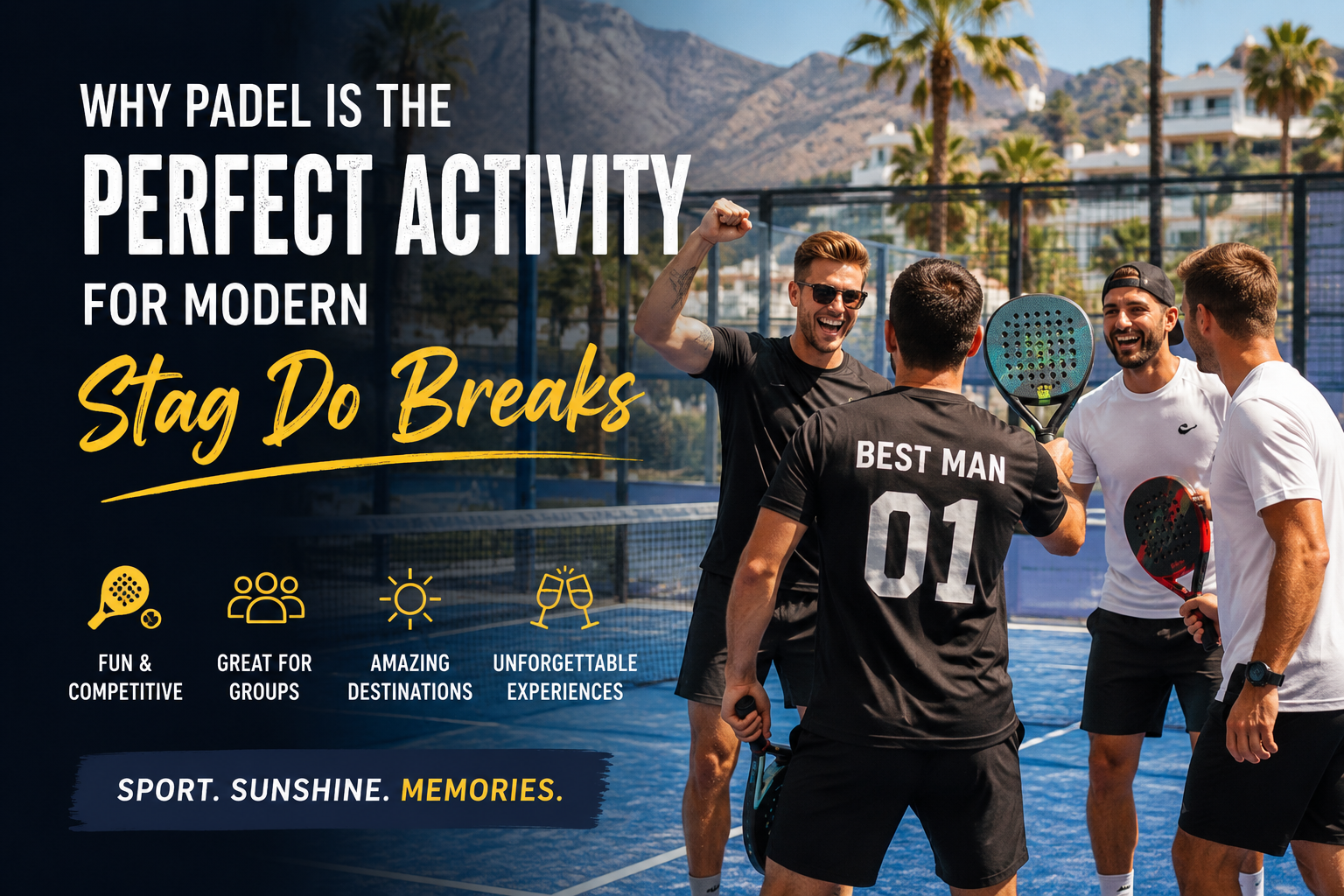 Why Padel Is the Perfect Activity for Modern Stag Do Breaks
